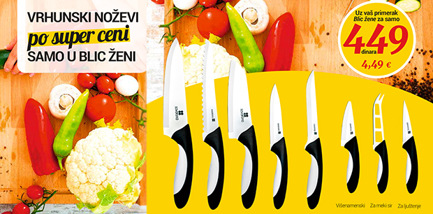 Ceramic knives set - Inovative and exclusive